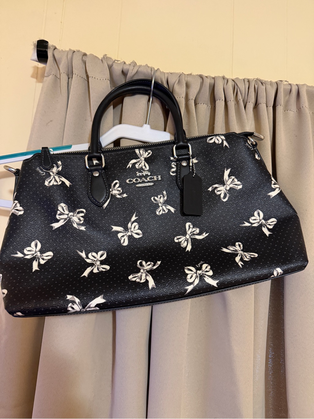 Coach Bow Print Georgia Satchel